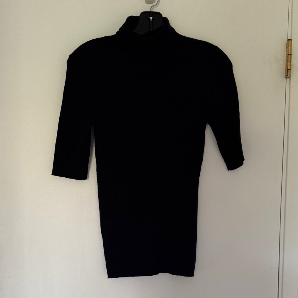 Black Turtleneck Sweater